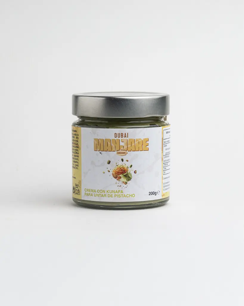 Manjare Dubái - Crema de Pistacho dulce con Kunafa